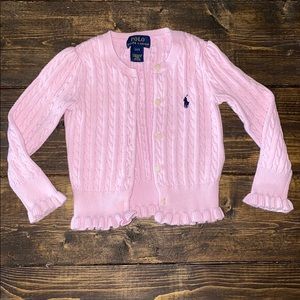 Pink Polo Ralph Lauren Cardigan